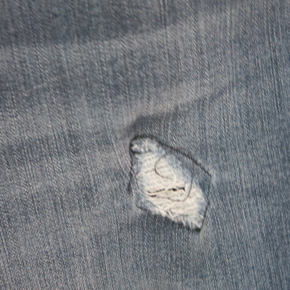 TIME and TRU Ankle Crop Skinny Jeans Size 22 Women Distressed  Blue Plus Casual - Picture 6 of 12